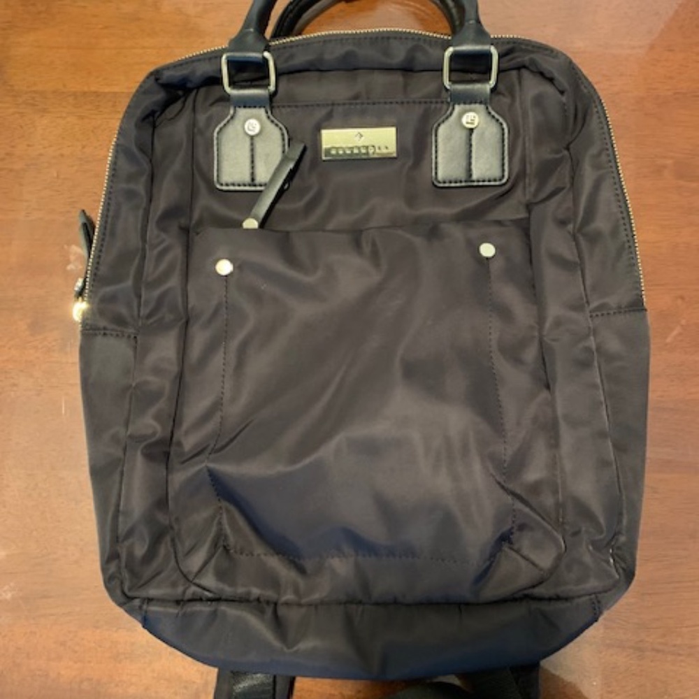 Allancia Toni Black Nylon Backpack EUC